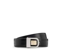 BOSS Cintura reversibile in pelle italiana con monogramma Double B - Style B_Icon_Frm_Sr25_pp, 50548522 Marrone / Nero 100