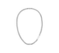 BOSS Collana con catena con maglia barbazzale color argento e maglia con logo - Style KASSY, HB1580769 Color argento pz.