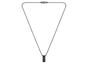 BOSS Collana spazzolata e lucida - Style CANDOR JEWELRY, HB1580750 Nero pz.