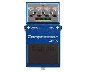 BOSS CP-1X Pedale Compressore per chitarra, Compressore per chitarra di nuova generazione che utilizza l'avanzata tecnologia MDP BOSS per preservare l'espressività musicale