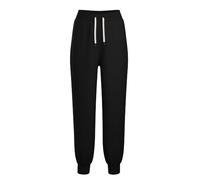 BOSS CP Stripe_Pants Cuff Pantaloni da casa, Black1, L Donna