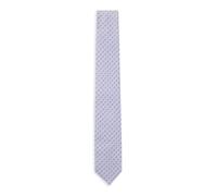 BOSS Cravatta in misto seta con micromotivo - Style H-TIE CM 7.5 253, 50545447 Luce viola pz.