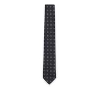 BOSS Cravatta in misto seta con motivo jacquard - Style H-TIE CM 7.5 253, 50556087 Blu a motivi pz.