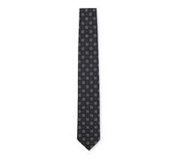 BOSS Cravatta in misto seta con motivo - Style H-TIE CM 7.5 253, 50550511 Blu scuro pz.