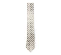 BOSS Cravatta in seta con motivo jacquard - Style L-TIE CM 7,5 - 223, 50555614 Bianco a motivi pz.