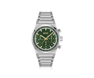 BOSS Cronografo color argento con quadrante verde - Style CANDOR CHRONO, 58244865 Color argento pz.