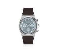 BOSS Cronografo color argento e cinturino in pelle marrone - Style CANDOR CHRONO, 58244863 Marrone pz.