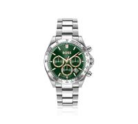 BOSS Cronografo con quadrante verde e bracciale in acciaio - Style HERO 2.0, 58564951 Color argento pz.