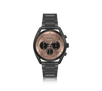 BOSS Cronografo placcato nero con quadrante marrone - Style TOP, 58129462 Grigio scuro pz.
