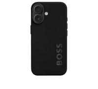 BOSS Custodia iPhone 16 nera opaca con logo goffrato - Style Case for iPhone 16 Edge Black, 58684010 Nero pz.