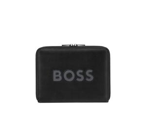 BOSS Cut-out logo A5 folder with mesh detailing - Style Conference folder A5 Boss Cut Out Black, 58837100 Nero pz.