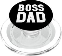 Boss Dad Men Dad Boss Hombre Bossy Papa Daddy Boss Father PopSockets PopGrip per MagSafe