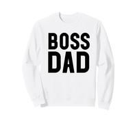 Boss Dad Men Dad Boss Hombre Papa Bossy Daddy Boss Father Felpa