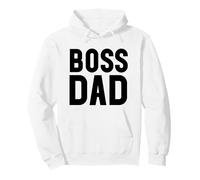 Boss Dad Men Dad Boss Hombre Papa Bossy Daddy Boss Father Felpa con Cappuccio