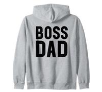 Boss Dad Men Dad Boss Hombre Papa Bossy Daddy Boss Father Felpa con Cappuccio
