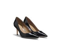 BOSS Décolleté con tacco in cuoio con marchio impresso - Style Miah_Pump70_NA, 50573442 Nero 39