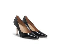 BOSS Décolleté in pelle con tacco color argento - Style Charlize_Pump90_ABL, 50558158 Nero 37