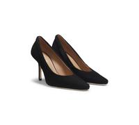 BOSS Décolleté in pelle scamosciata con comoda soletta - Style Charlize_PumpSlb90_S, 50557720 Nero 40.5