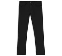 Hugo Boss Jeans Uomo Delaware - Slim fit denim elasticizzato nero Taglia 34