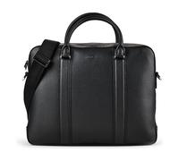 Boss Derwil Valigetta Vera Pelle 38 cm Vano porta PC nero