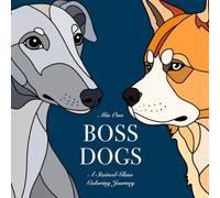 BOSS DOGS: A Stained-Glass Coloring Journey