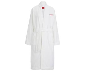 BOSS Donna Terry Dressing Gown, Bianco 100, S