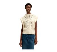Boss - Fastina Knit Top - - Knitwear - Donna - Bianco - XS