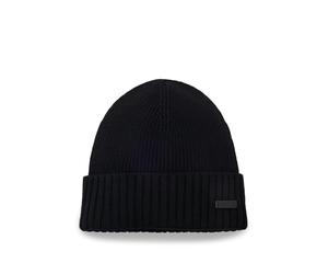 Boss - Fati Ribbed Knit Hat, Berretto Uomo
