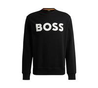 BOSS Felpa A Girocollo da Uomo Marchio, Modello WeBasicCrew 50487133, Realizzato in Cotone. M Nero