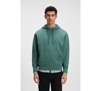 BOSS Felpa con cappuccio di pile di terry di cotone con logo a contrasto - Style WeSmallhood, 50514530 Verde XXXL