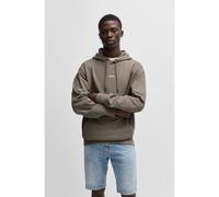 BOSS Felpa con cappuccio di pile di terry di cotone con logo a contrasto - Style WeSmallhood, 50514530 Marrone 6XL
