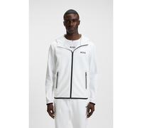 BOSS Giacca sportiva 'Sicon' nero / bianco, Taglia XL