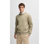 BOSS Felpa con cappuccio in misto cotone con lavorazione a righe - Style P-Seeger 25, 50537480 Beige XXXL