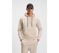 BOSS Felpa con cappuccio in misto cotone elasticizzato - Style Soody Rib, 50537215 Beige chiaro XXL