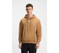 BOSS Felpa con cappuccio in terry di cotone con grafica ispirata al tennis - Style HOODIE BOSS OPEN 25, 50545708 Beige L
