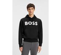 BOSS Felpa con cappuccio in terry di cotone con logo oversize - Style Webasic_hood, 50523074 Nero L