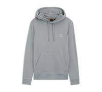 BOSS Felpa con cappuccio in terry di cotone con toppa con logo - Style Wetalk, 50509314 Grigio chiaro L
