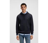 BOSS Felpa con cappuccio in terry di cotone con toppa e logo - Style Wetalk, 50509314 Blu scuro 6XL