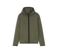 BOSS Felpa con cappuccio relaxed fit in morbidissimo misto cotone - Style SW_Snug FZ Hood, 50554401 Oliva XXXL