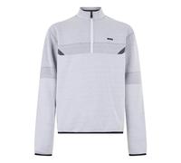 Boss - Felpa con zip e jacquard trapuntato dal taglio rilassato - - Tops - Uomo - Grigio - XL