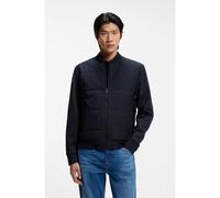 BOSS Felpa con zip e parte anteriore imbottita - Style H-Skiles 100, 50532767 Blu scuro 5XL