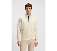 BOSS Felpa in cotone elasticizzato con zip e logo stampato - Style Skaz, 50506152 Colore neutro S