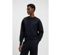 BOSS Felpa in misto cotone con monogramma Double B - Style Einora, 50534558 Blu scuro L