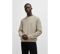 BOSS Felpa in terry di cotone con toppa con logo - Style Westart, 50509323 Beige chiaro S