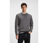 BOSS Felpa in terry di cotone con toppa con logo - Style Westart, 50509323 Grigio XXL