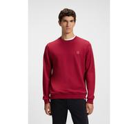 BOSS Felpa in terry di cotone con toppa con logo - Style Westart, 50509323 Rosso M