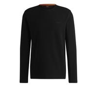 Boss - Felpa nera con logo ricamato - - Knitwear - Uomo - Nero - S