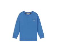BOSS Felpa per bambini in pile di misto cotone con logo a contrasto - Style J52021/84B08A, J52021 Blu 150
