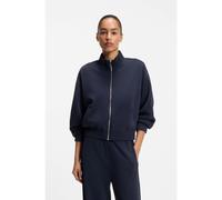 BOSS Felpa relaxed fit con particolari piping - Style C_Ecurtis, 50562841 Blu scuro S