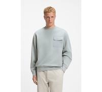 BOSS Felpa relaxed fit in cotone elasticizzato - Style We_Urban, 50565038 Grigio chiaro XL